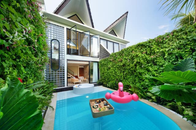 Smart Loft One Bedroom Villa with Private Pool and Jacuzzi