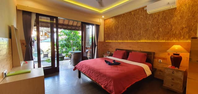 Deluxe Double room with Terrace/ Balcony and Pool view