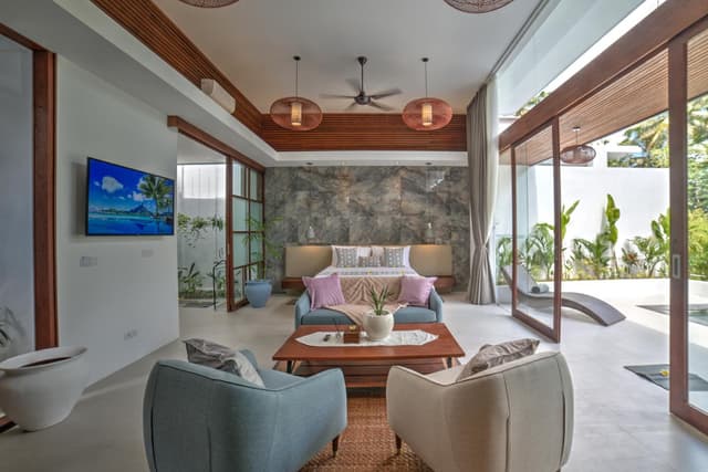 Studio with Pool View