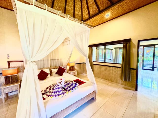 Two-Bedroom Garden Villa with Lush Outdoor Space & Private Gazebo
