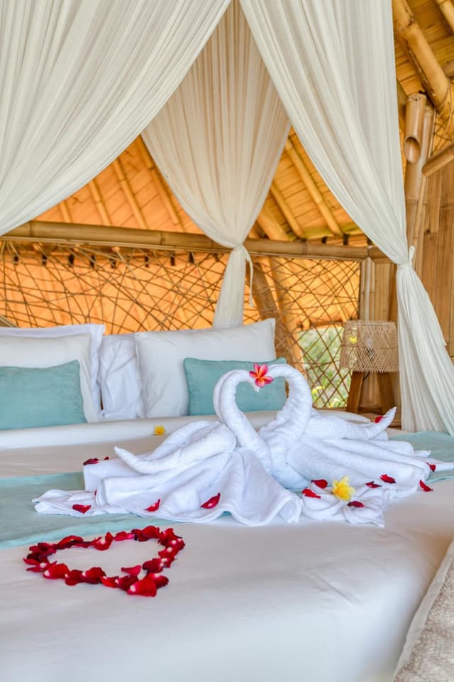 One-Bedroom Bamboo Villa with Private Pool
