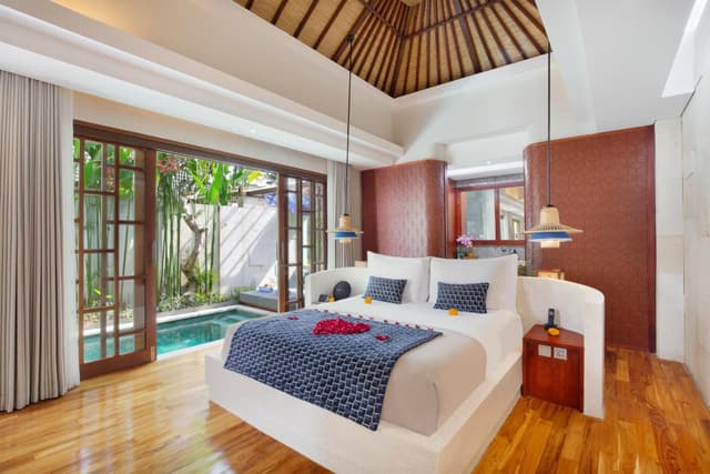 Grand One-Bedroom Rice Field View Villa with Private Pool & Jacuzzi