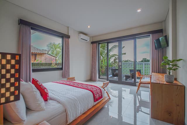 Two Bedroom Private Pool Villa with Rice Field View