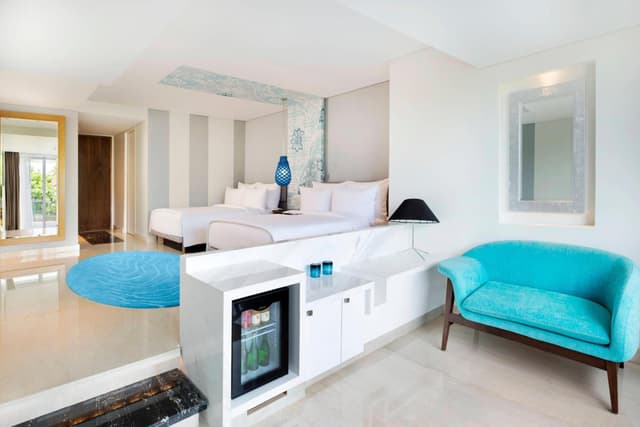 Classic Room Twin Bed, Free Resort Activities, Kids Club Access & 2 Minutes Walk To Jimbaran Beach