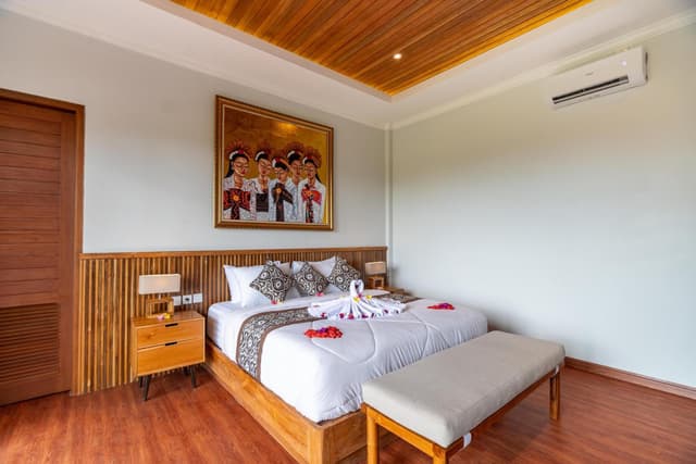 Two Bedroom Private Pool Villa with Rice Field View Puspa