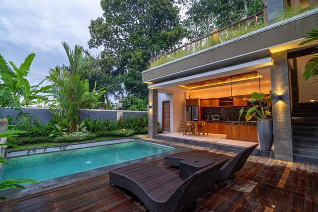 Two Bedroom Private Pool Villa with Rice Field View Padma