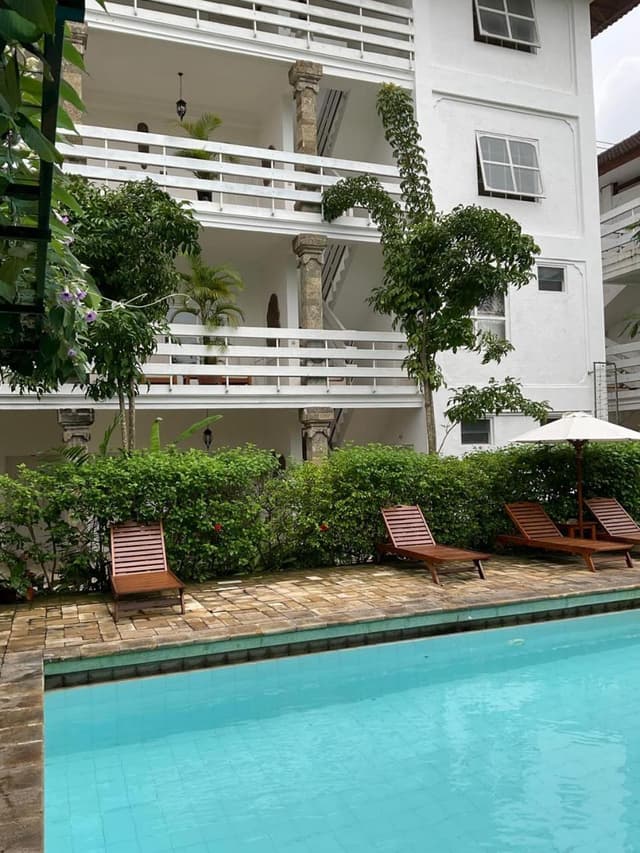 Family Double Room with Balcony and Living Room