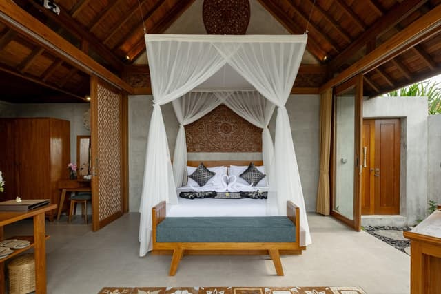 One-Bedroom Wooden Villa with Private Pool