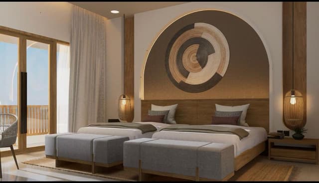 Deluxe Double or Twin Room with Sea View