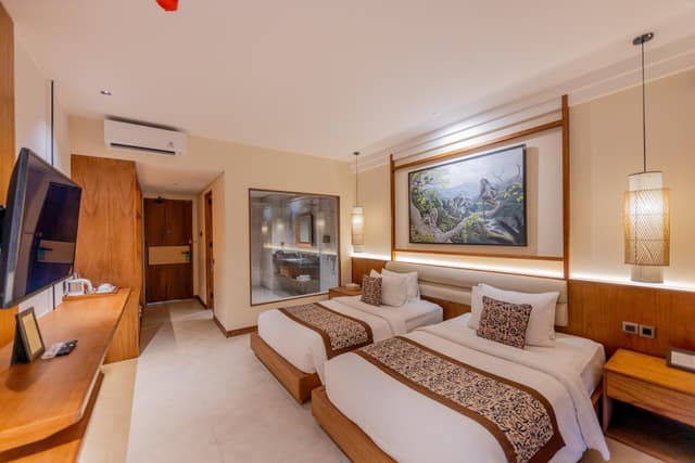 Best Deal- Deluxe Double or Twin Room with Pool View