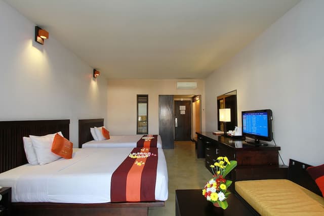Deluxe Room, 2 Double Beds, Balcony