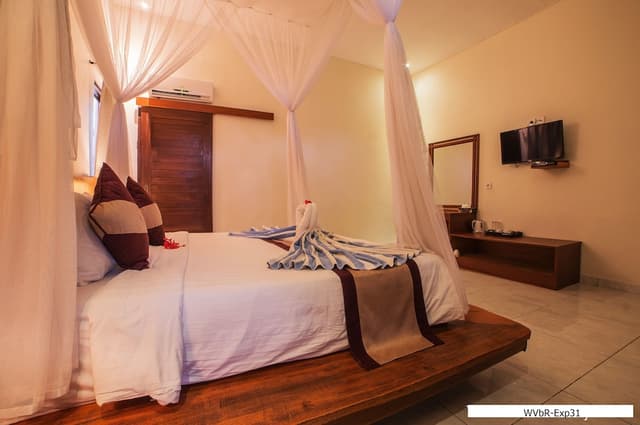 Family Double or Twin Room, 2 Bedrooms, Garden View