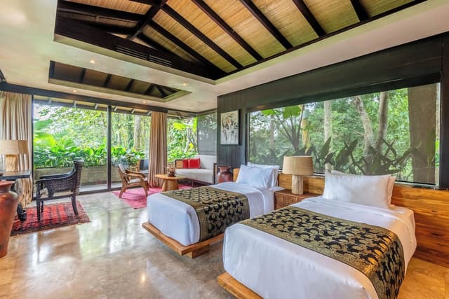 Deluxe Double or Twin Room, Balcony, Garden View