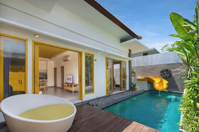 Royal Two Bedroom Waterslide Villa with Private Pool