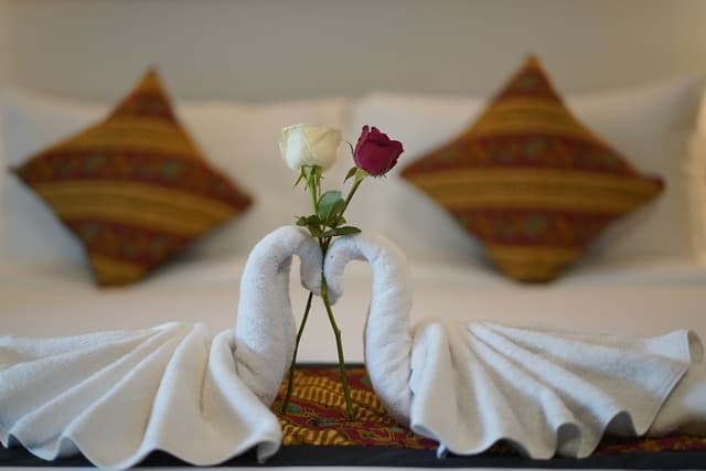 Deluxe Suite, 1 Queen Bed, Balcony, Pool View