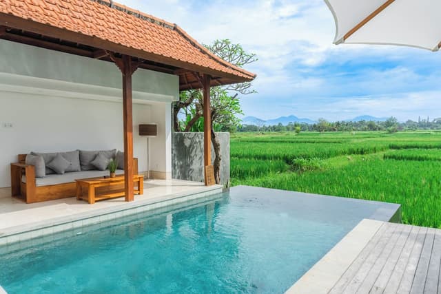 Villa, 2 Bedrooms, Pool View