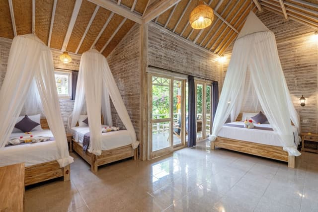 Family Triple Room, Garden View