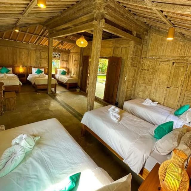 Standard Shared Dormitory, Balcony, Pool View
