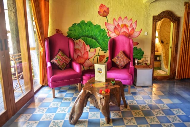 Deluxe Villa, 2 Bedrooms, Bathtub, Pool View