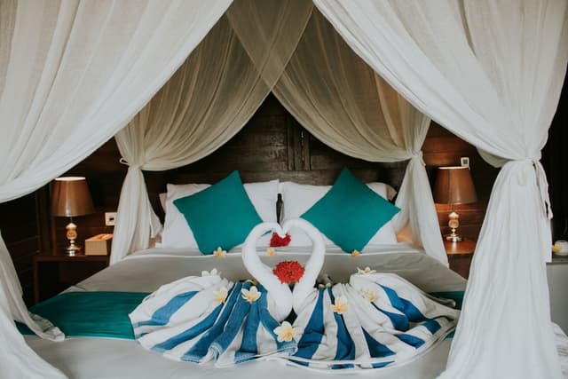 Bungalow, 1 Double Bed, Pool View