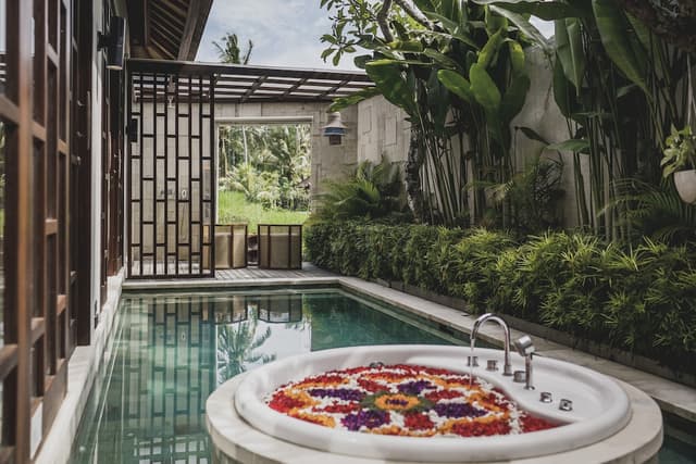 Grand One Bedroom Rice Field View Villa with Private Pool & Hot Tub
