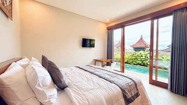 Luxury Villa, 1 Bedroom, Kitchenette, Pool View