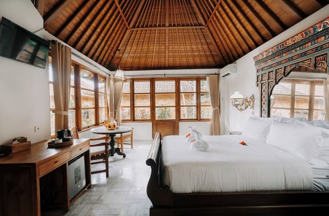 Deluxe Double or Twin Room, Balcony, Garden View