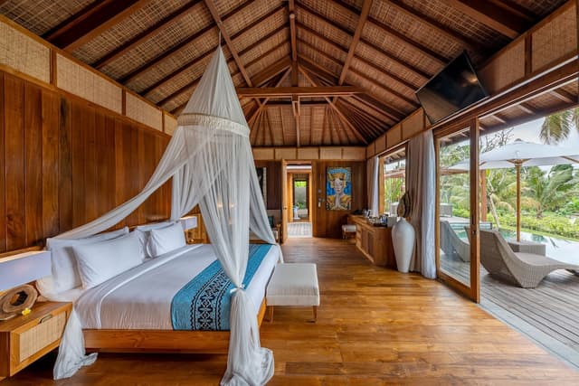 2 Bedroom Pool Villa with Rice Field View and Daily Scheduled Activities