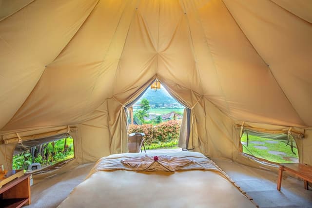 Classic Tent, 1 Double Bed, Private Bathroom