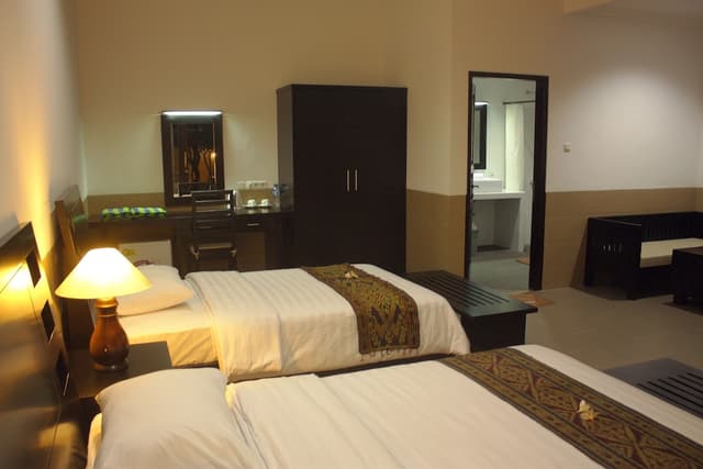 Deluxe Twin Room, Pool View, Garden Area