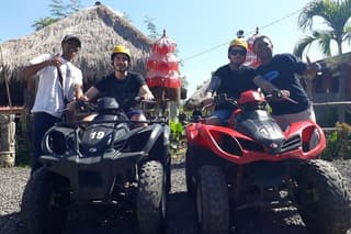 Best of Ubud Adventure: Ayung Rafting - ATV - Quad Bike with Private Transport