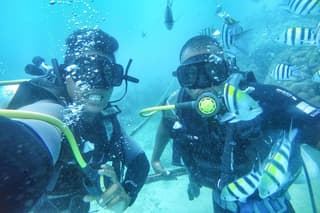 Bali Scuba Diving for Beginners & Jet Ski Adventure
