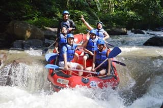 Ubud Rafting - Rice Terrace - Tegenungan Waterfall - Tanah Lot Sunset Temple