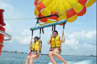 Watersport Package Parasailing Adventure, Donat And Banana Boat