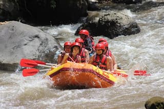 Half Day White Water Rafting Adventure from Bali