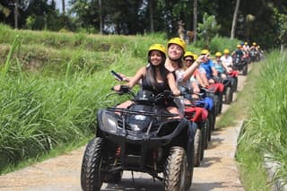 Top Rated Ubud ATV: 350 CC, longest elephant cave tunnel, tours.