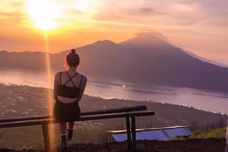 Mt Batur Sunrise Trekking & Hidden Waterfall Tour