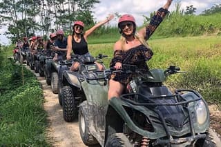 Full Day Bali Tour with ATV Quad Bike and Lunch and Pickup