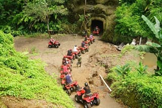 ATV Quad Bike Gorilla Cave Lunch at Cretya Pool Bar