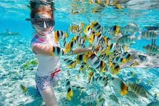 Snorkeling At Blue lagoon And Hidden waterfall