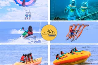 Bali Water Sports Package with Transport in Tanjung Benoa