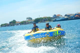 Nusa Dua Marine Parasailing Adventure,Tubing Ride and Diving Experience