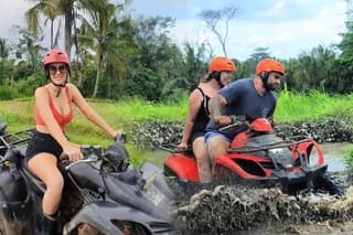 Bali 350cc Quad Bike Adventure - Monkey Forest- and Waterfall