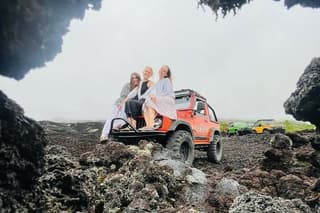 Mount Batur Sunrise Jeep with Natural Hot Spring And Black lava