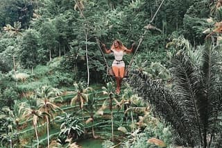 Swimming At Taman Sari Waterfall & Visit The Best Site Of Ubud