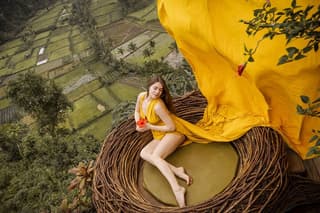 VIP Flying Dress Photoshoot - Swing, Birds Nest & Rice Terrace