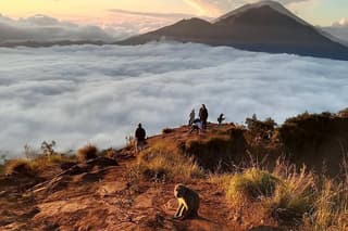 Mount Batur Hiking With Terraced paddy Field Visit