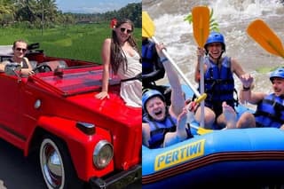 Bali Ubud Rafting + Classic Car tour ubud area