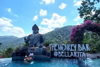Monkey Bar and snorkling adventure at blue lagoon.
