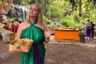 Bali Taman Beji Griya Waterfall Purification Ceremony